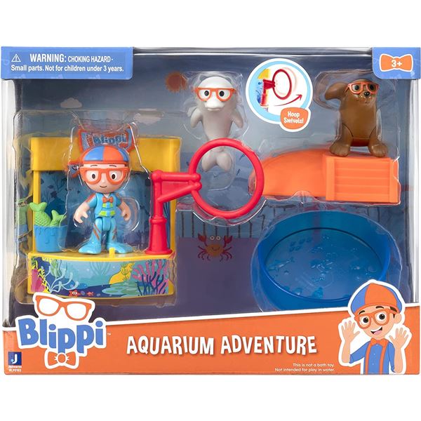 NEW BLIPPI AQUARIUM ADVENTURE PLAY SET