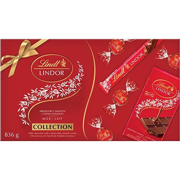 NEW BOX OF LINDT LINDOR MILK CHOCOLATE COLLECTION