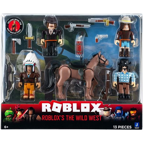 NEW ROBLOX THE WILD WEST 13PC TOY SET