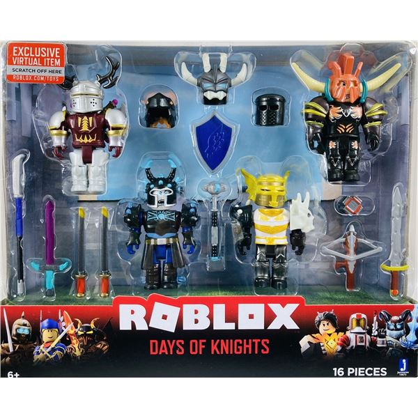 NEW ROBLOX DAYS OF KNIGHTS 16PC TOY SET