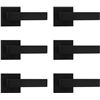 Image 1 : NEW 6 PACK OF BLACK DUMMY DOOR HANDLE KITS