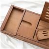 Image 1 : NEW UNPACKED ELETECPRO BAMBOO BATH TUB TRAY