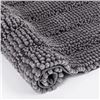 Image 1 : NEW 2 PACK OF SHAGGY GREY BATH MATS 50X76CM