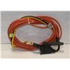 Image 1 : 40 FOOT ORANGE EXTENSION CORD WITH HD 3 OUTLET