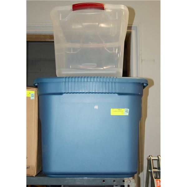 2 STORAGE CONTAINERS
