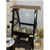 Image 1 : FOLDING METAL BASE WORKBENCH/SAWHORSE