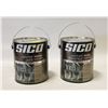 Image 1 : NEW 2 GALLONS SICO EXTERIOR ACRYLIC