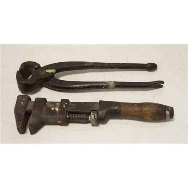 PAIR OF ANTIQUE TOOLS