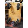 Image 1 : POWERFIST TIRES 350LB LOAD CAPACITY SET OF 4 ON