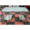 Image 1 : GLASS TOP DESK