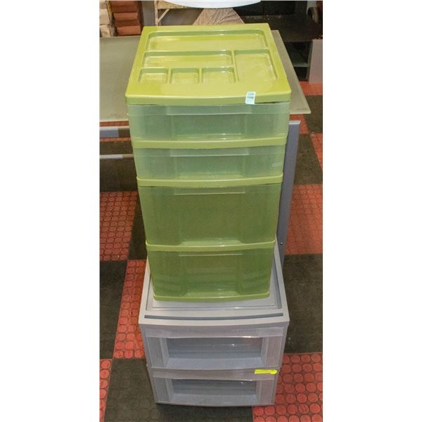 GREY & GREEN STORAGE CABINETS ALL