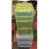 Image 1 : GREY & GREEN STORAGE CABINETS ALL