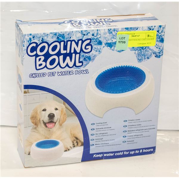 NEW SEALED COOLING CHILLED PET WATER
