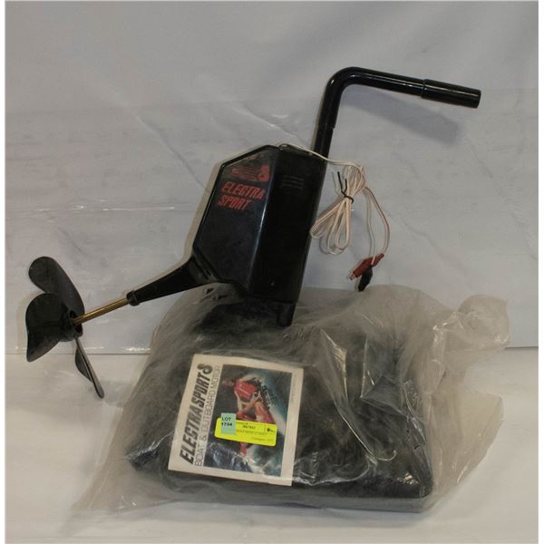RUBBER BOAT WITH 12 VOLT ELECTRIC