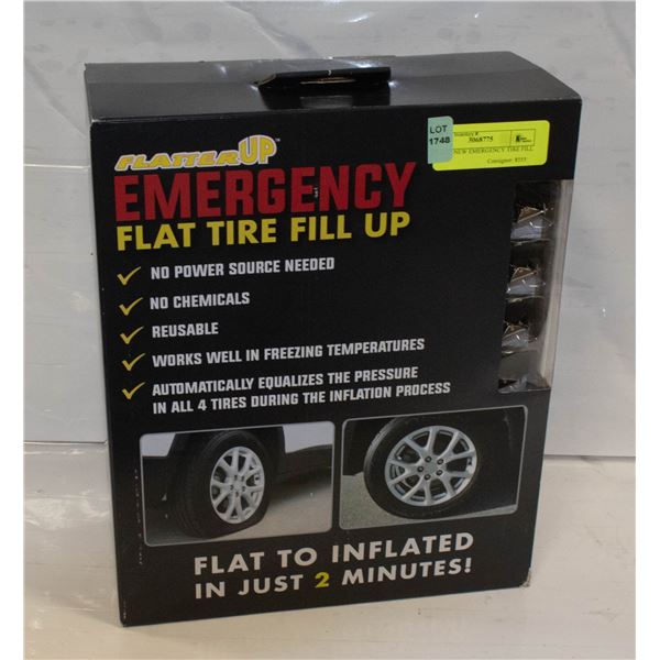 BRAND NEW EMERGENCY TIRE FILL UP KIT