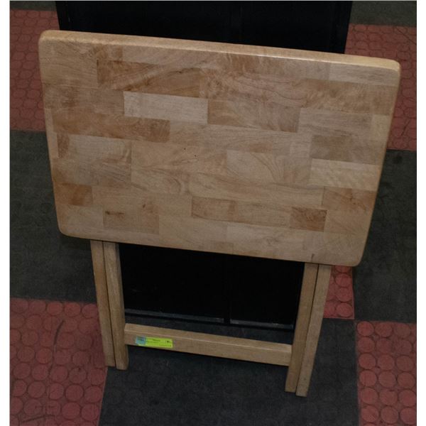 WOODEN TV TRAY