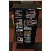 Image 1 : CD RACK WITH OVER 50 CDS