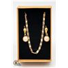 Image 1 : ESTATE EARRINGS & NECKLACE IN BOX