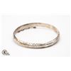 Image 1 : .925 SILVER BANGLE COMES WITH BLUE CLOTH POUCH