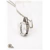 Image 1 : .925 SILVER PENDANT NECKLACE WITH