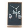 Image 1 : NEW PENDANT NECKLACE EARRING SET IN