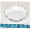 Image 1 : NEW .925 SILVER BANGLE IN BLUE CLOTH POUCH