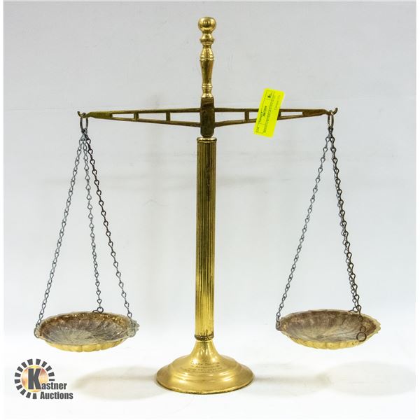 BRASS LAWYERS JUSTICE SCALE