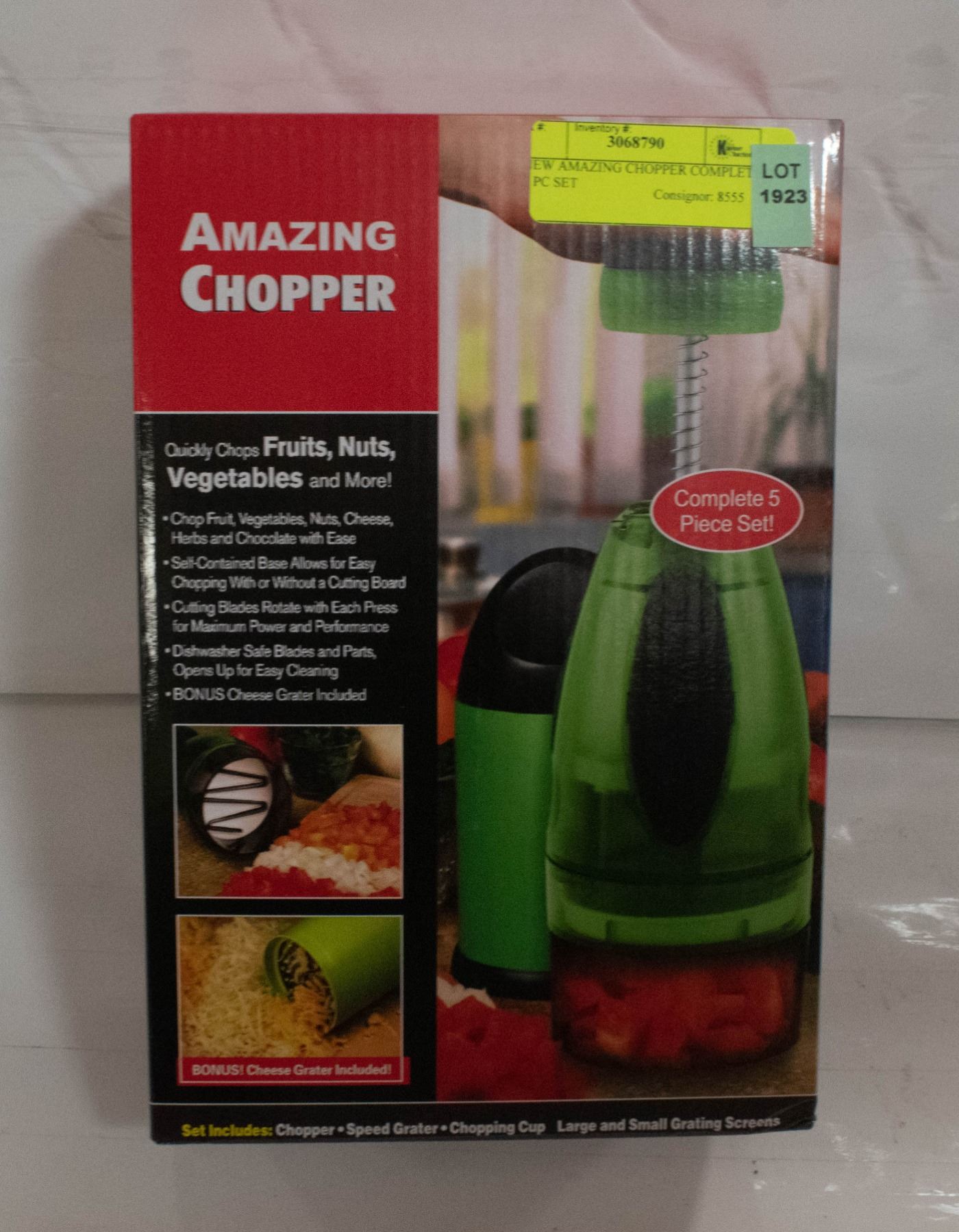 NEW AMAZING CHOPPER COMPLETE 5 PC SET