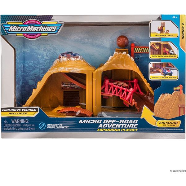 NEW MICRO MACHINES OFF ROAD ADVENTURE PLAYSET