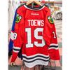 Image 1 : JONATHON TOEWS NHL BLACKHAWKS JERSEY XL
