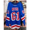 Image 1 : RICK NASH RANGERS NHL XL AUTHORIZED JERSEY