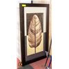 Image 1 : FRAMED LEAF PICTURE 44" X 24"