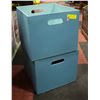 Image 1 : TWO HEAVY DUTY ORGANIZER STORAGE TOTES