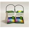 2 COLOR CHANGING LED CITRONELLA CANDLES 20+ HRS