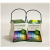 Image 1 : 2 COLOR CHANGING LED CITRONELLA CANDLES 20+ HRS