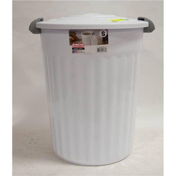 STERILITE 24QT UTILITY GARBAGE CAN WHITE