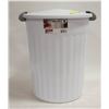 Image 1 : STERILITE 24QT UTILITY GARBAGE CAN WHITE