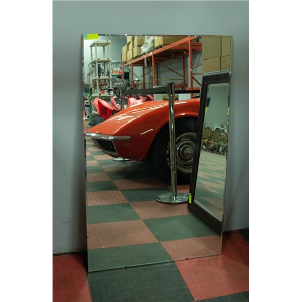 LARGE BEVELLED GLASS MIRROR