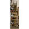 Image 1 : 10' A FRAME PAINTERS LADDER WOOD