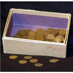 BOX OF 169 INDIAN CENTS