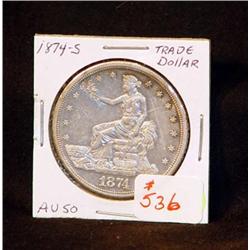 1874-S TRADE DOLLAR
