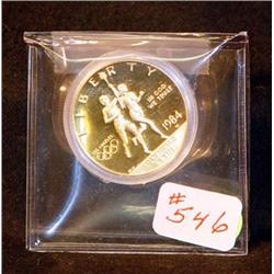 1984-W US $10 GOLD COMM. PROOF (IN CAPSULE)