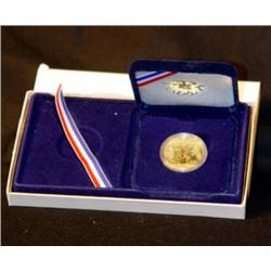 1984-P US $10 GOLD COMM. PROOF IN CASE