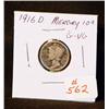 Image 1 : 1916D MERCURY DIME