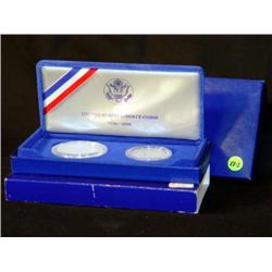 1986 STATUE OF LIBERTY COIN SETS- PROOF AND CIRC