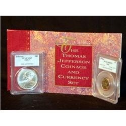 1993 JEFFERSON SET WITH MS69 CERT COINS AND STAR