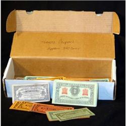 BOX LOT 340 TOBACCO TRADE COUPONS