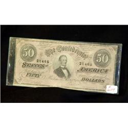LOT $50 CONFEDERATE CURRENCY