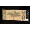 Image 1 : LOT $5 CONFEDERATE CURRENCY