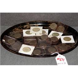 LOT OF KENNEDY HALF DOLLARS, INCL 1964